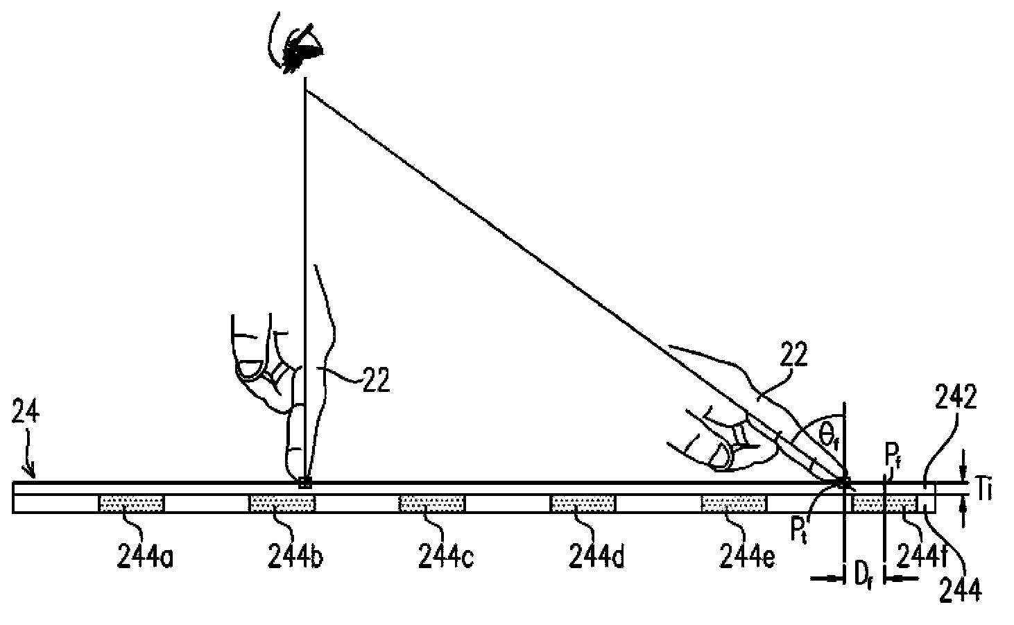 Compensation method and device for touch positions