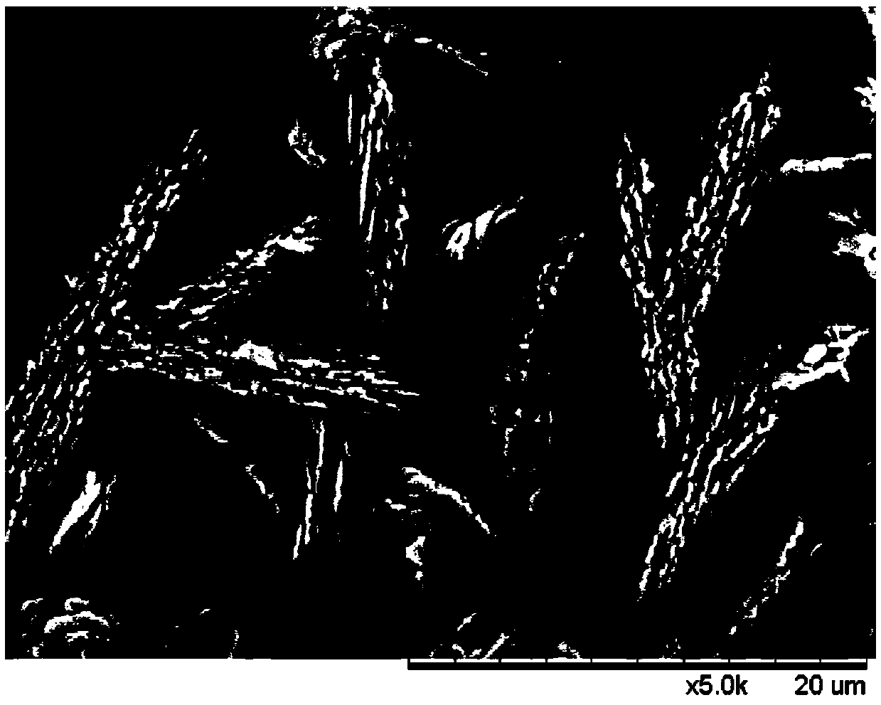 Nanometer flaky 1,1-diamido-2,2-binitro ethylene explosive and preparation method thereof