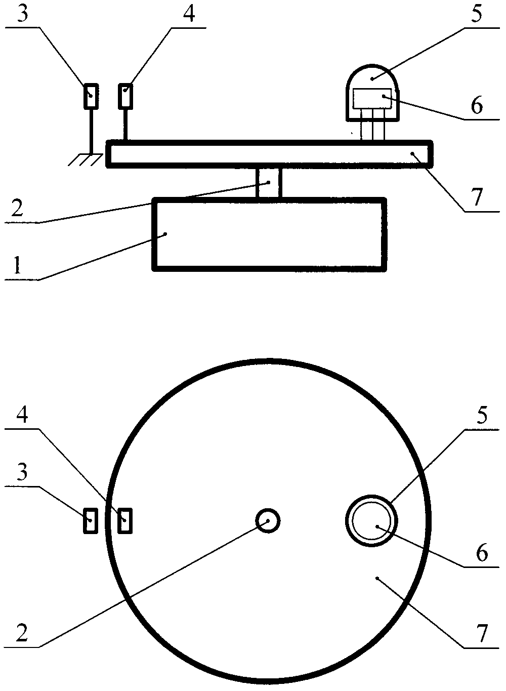 Unmanned detector for guest room