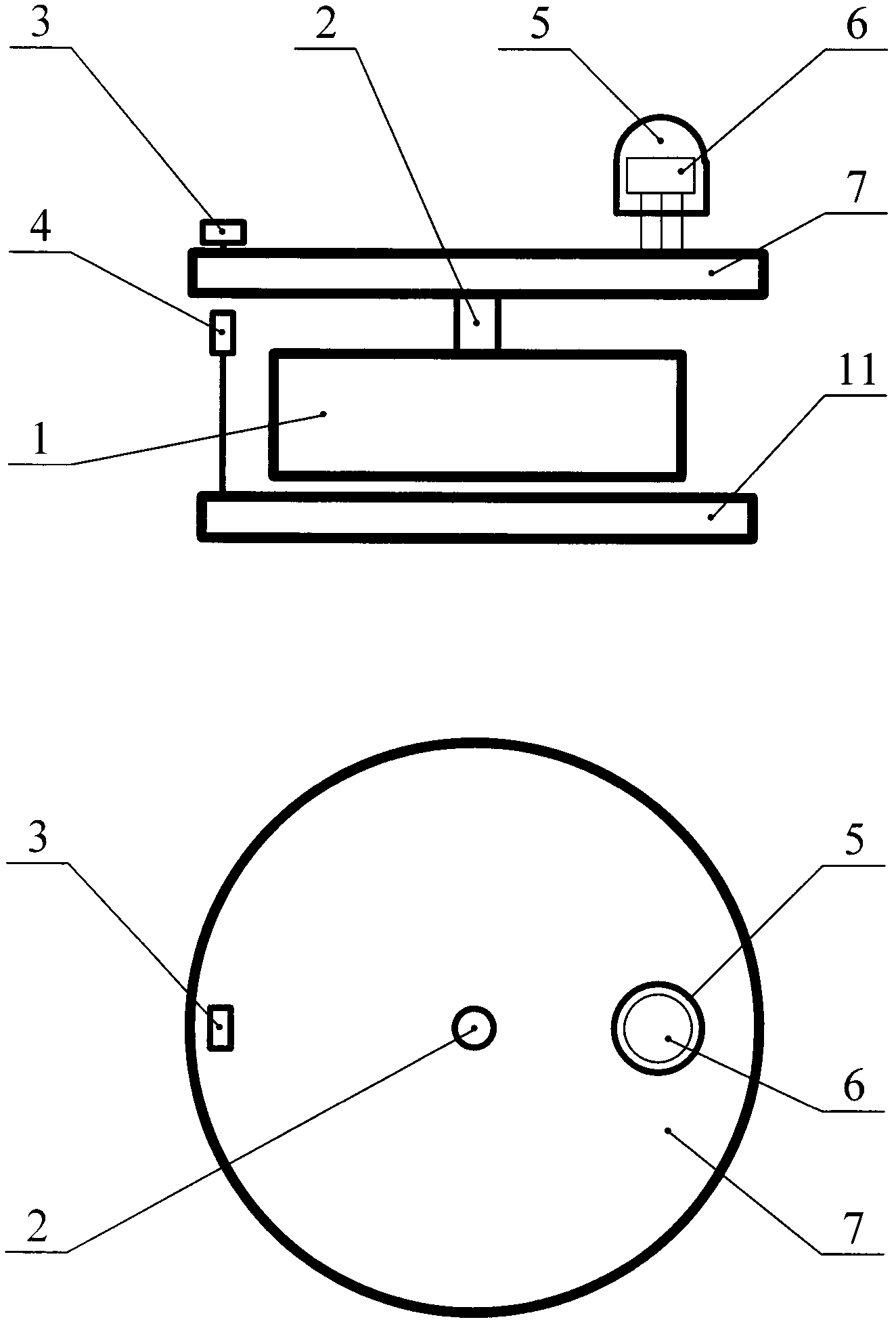 Unmanned detector for guest room