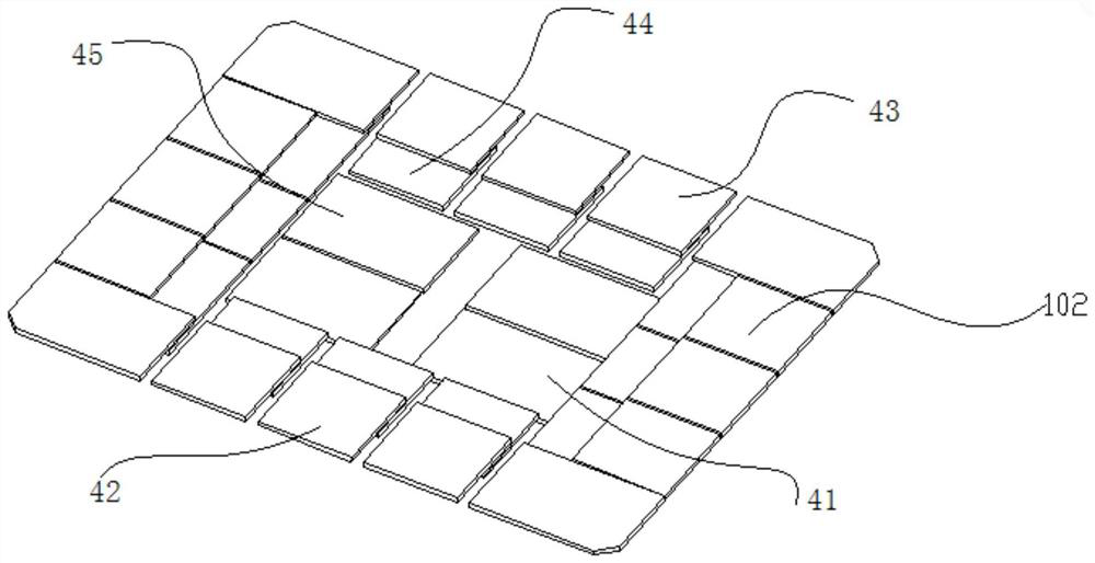 Transmitting assembly and charging assembly structure for wireless charging of electric automobile