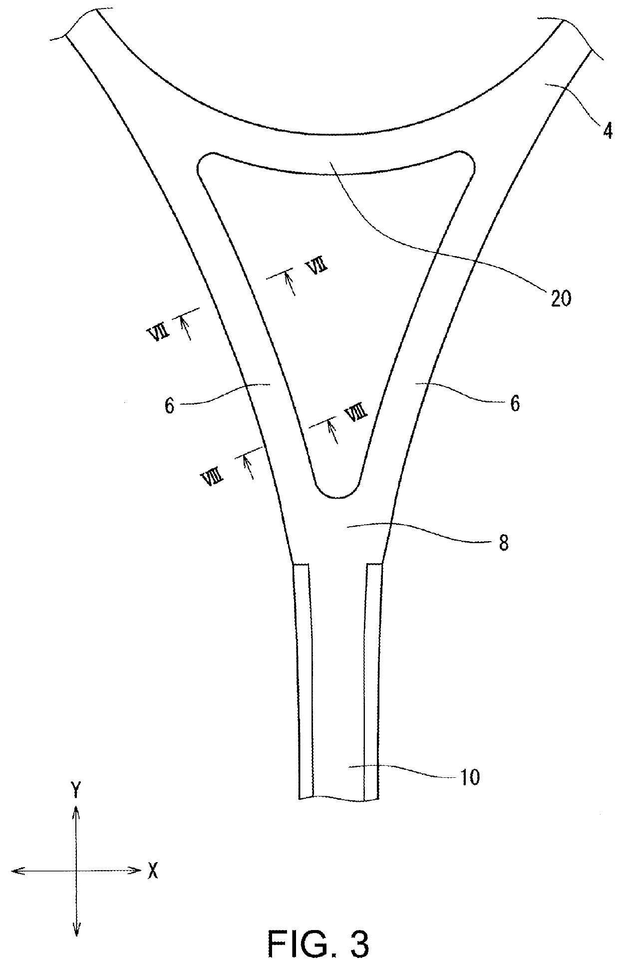 Tennis racket frame