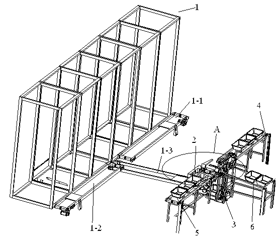 Ground sorting type intelligent medicine dispensing control system