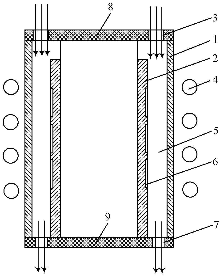 Process reaction chamber and process equipment