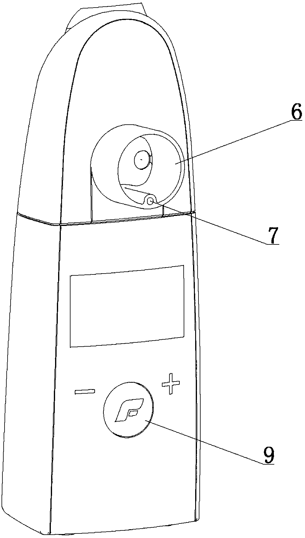 Portable atomizer capable of automatically adjusting atomization rate according to lung flux