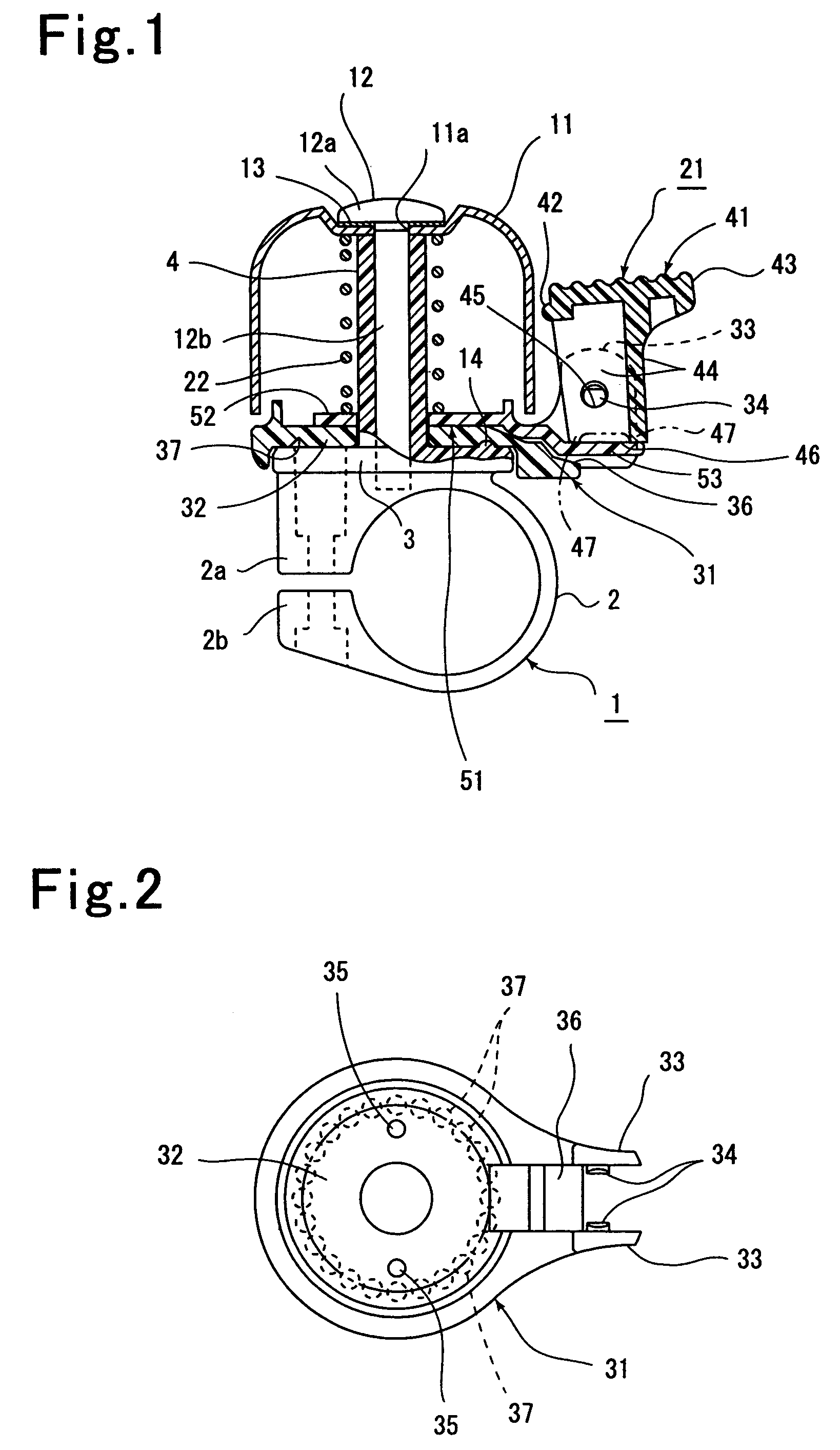 Striker mechanism for bell unit