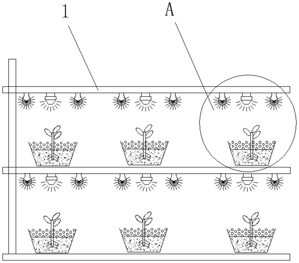 Modularized indoor agricultural planting system based on gel matrix