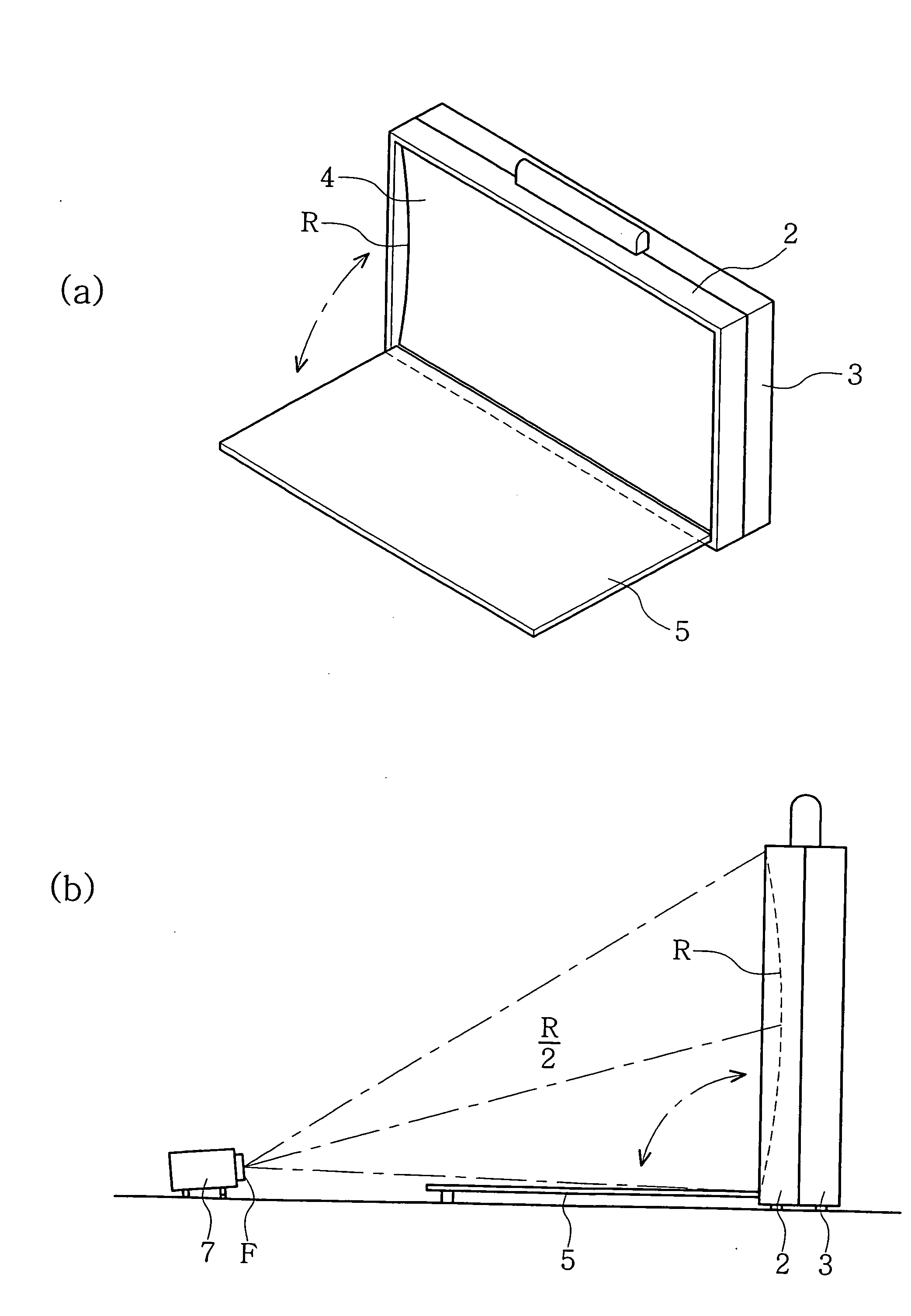 Bag type presentation apparatus