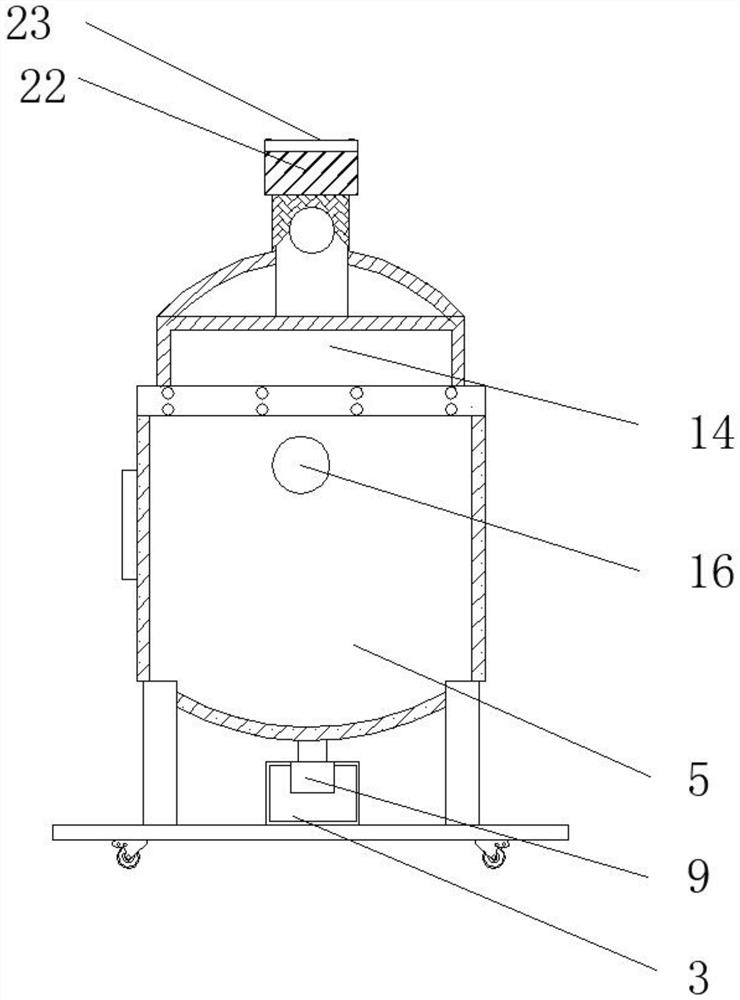 Mechanical seal assembly capable of measuring internal pressure for carbon steel reaction kettle