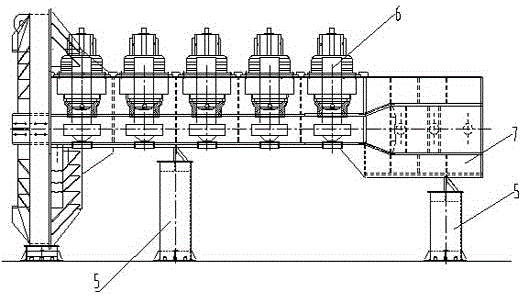 Self-elevating type lifting platform installing technology