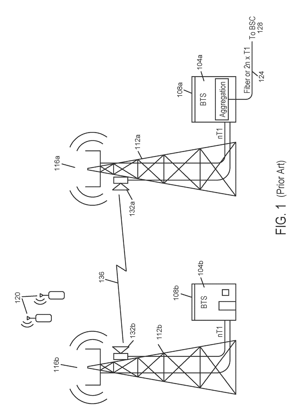 Backhaul radio with adaptive beamforming and sample alignment