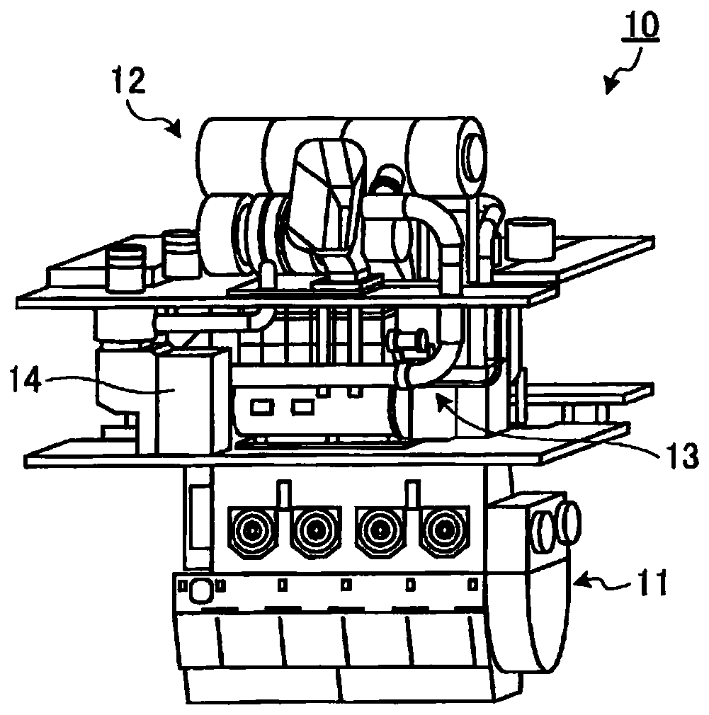 Marine diesel engine