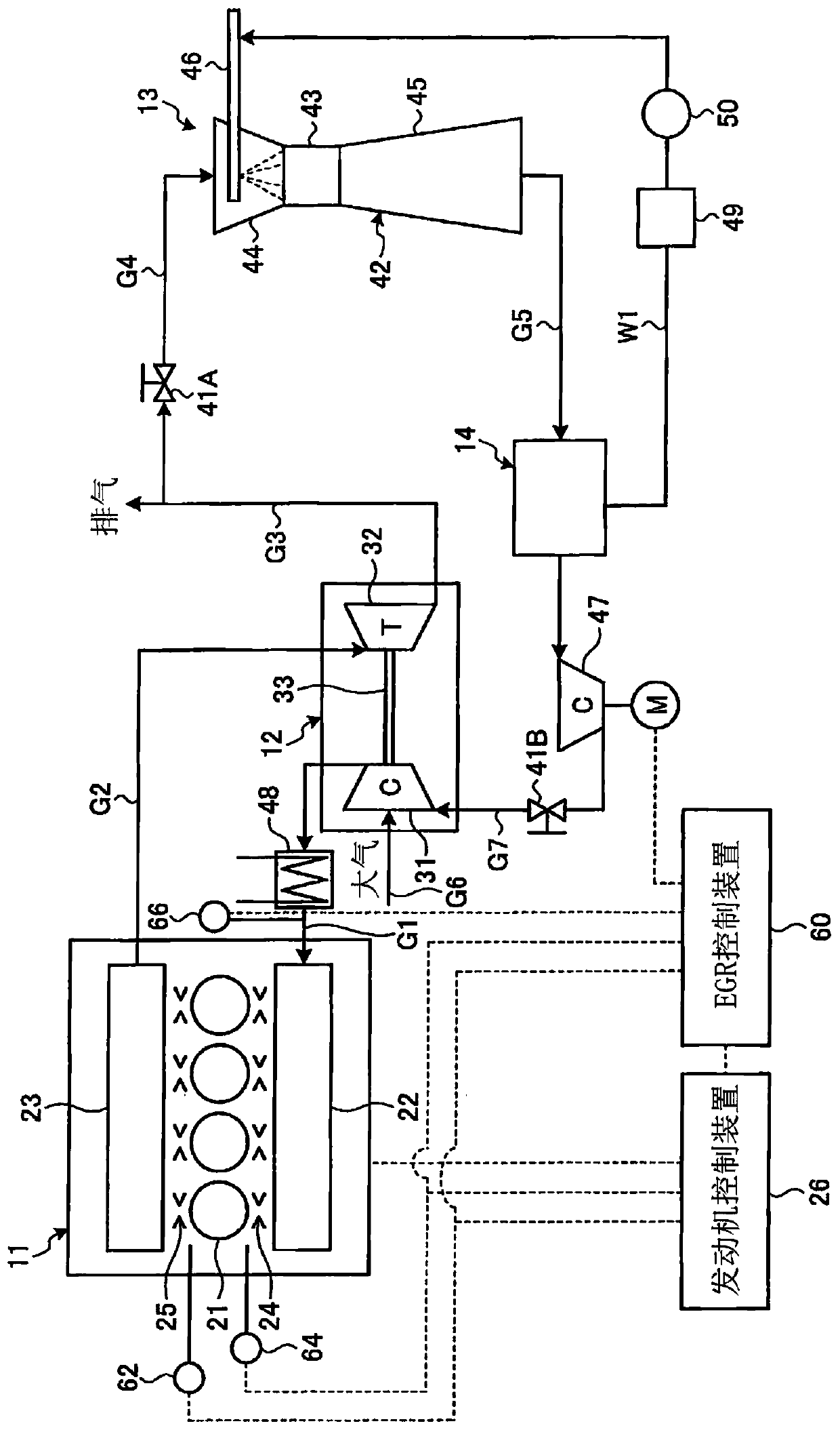 Marine diesel engine