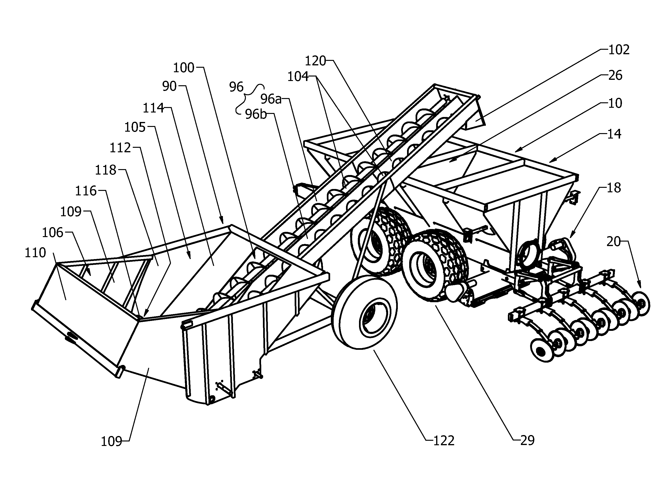 Land application vehicle, loading apparatus and material handling system and method for semi-solid material