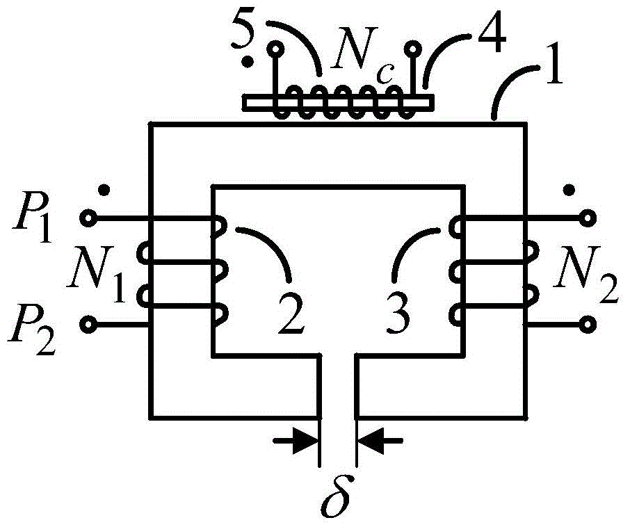 Gap Iron Core Rogowski Coil Transformer Based on Magnetometer Compensation