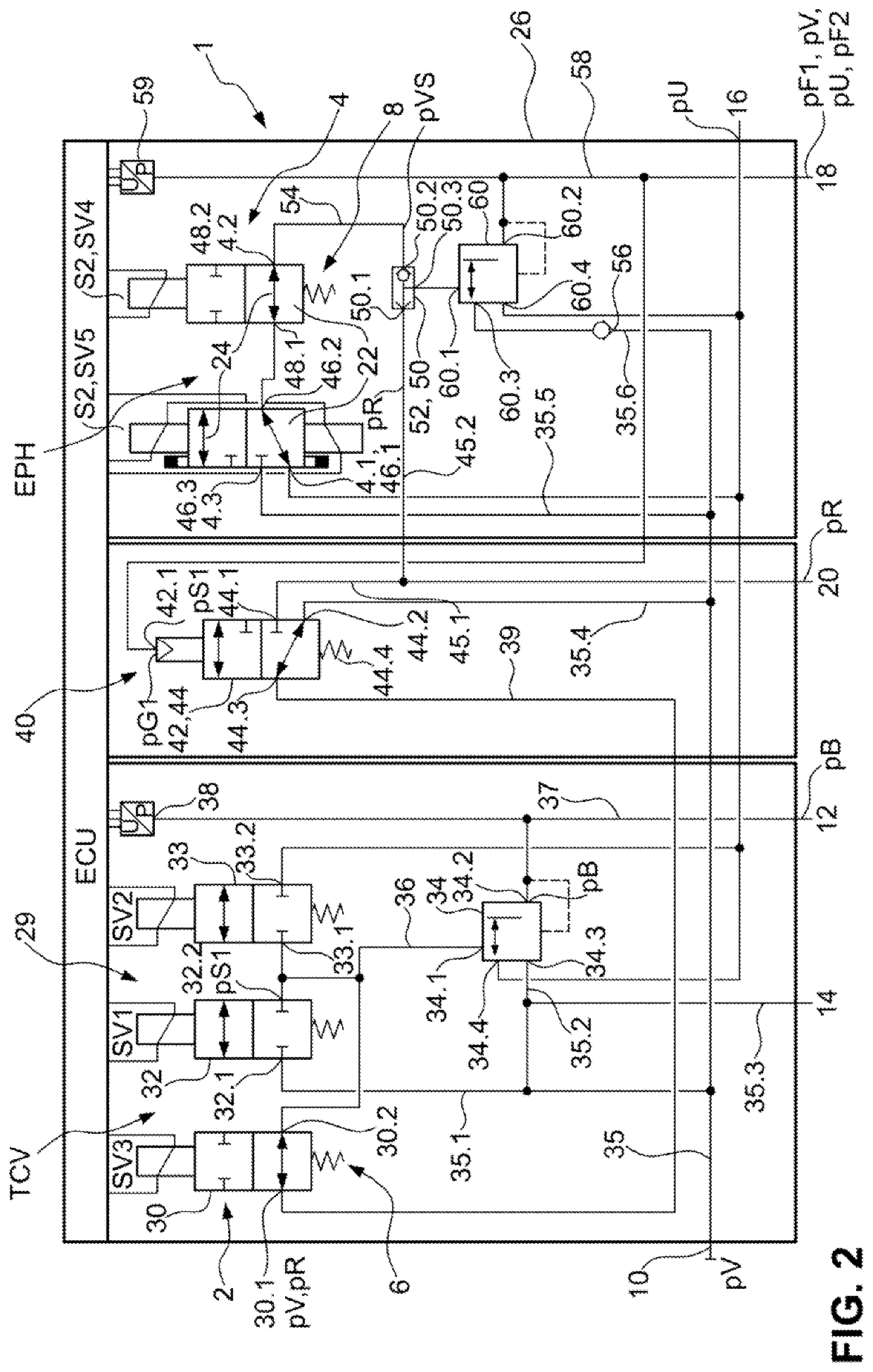 Electropneumatic control module