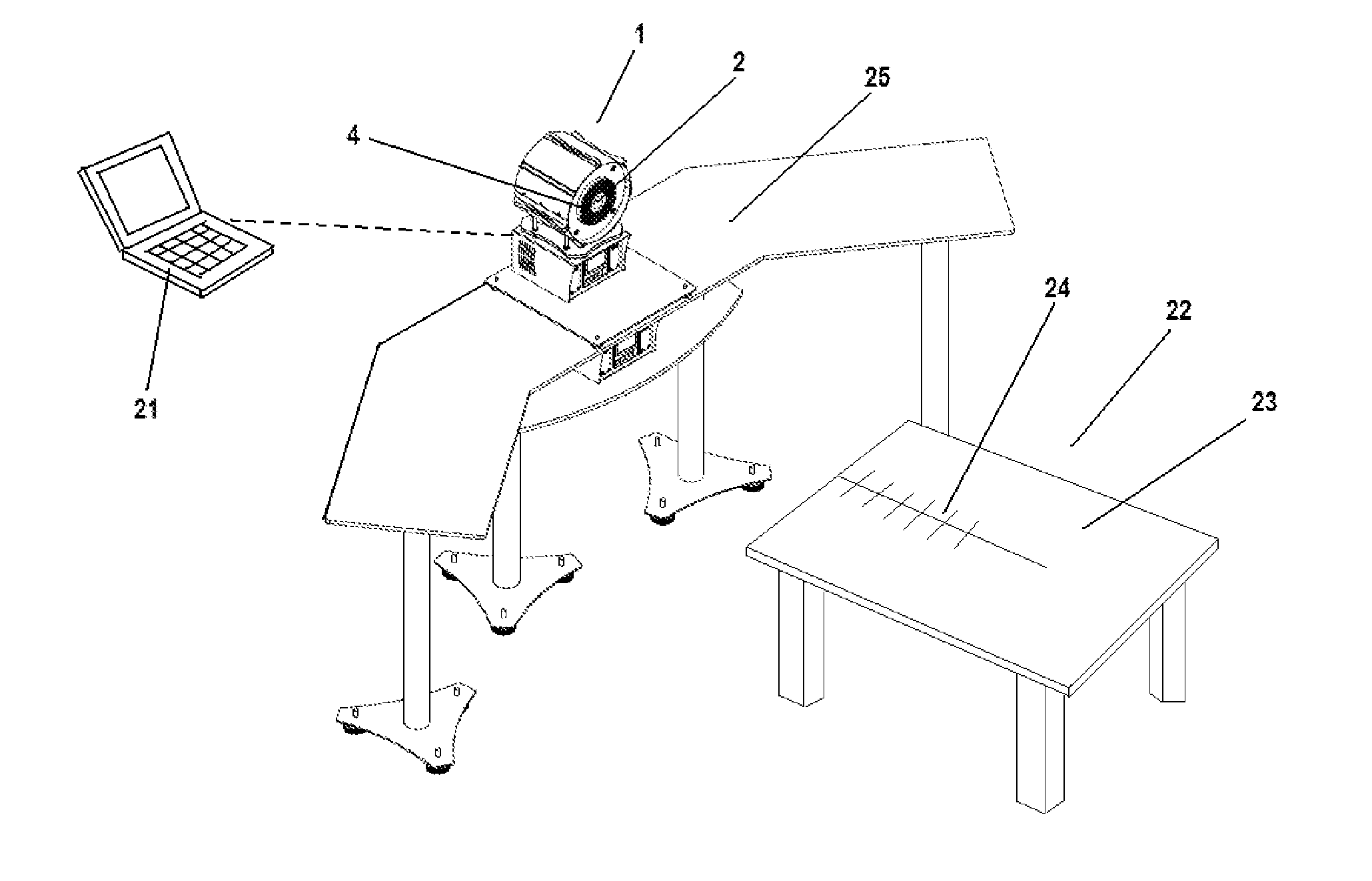 System and method for calibrating and characterising instruments for temperature measurement by telemetry