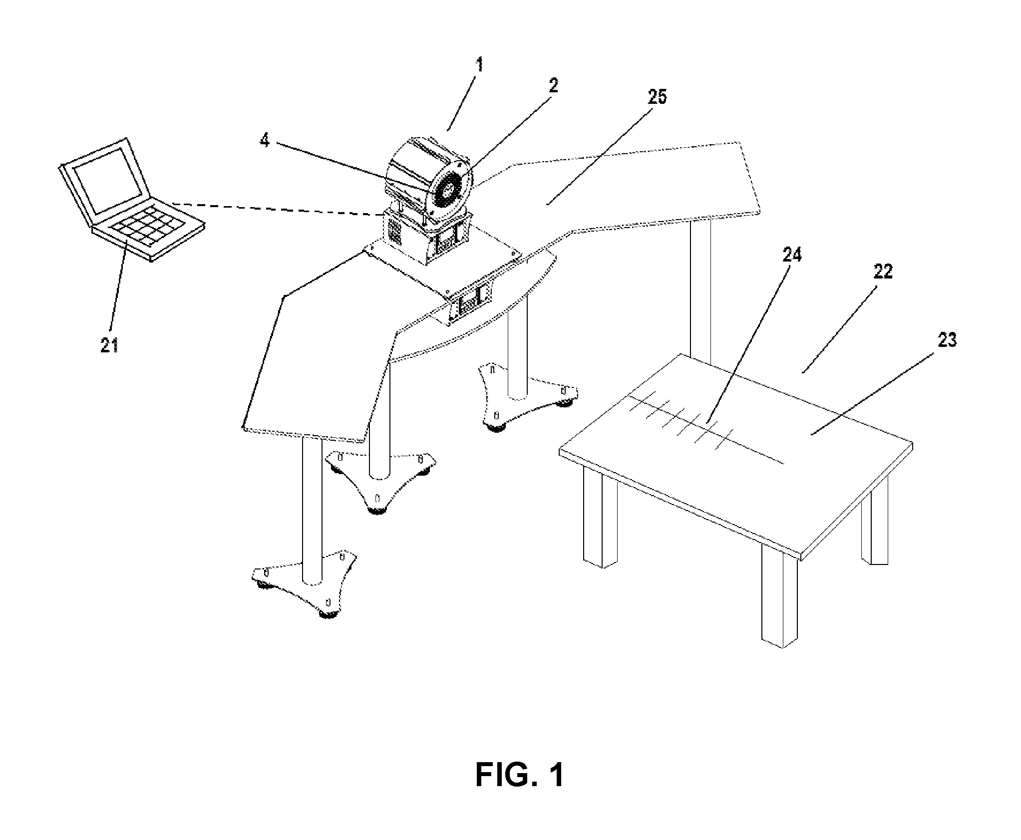 System and method for calibrating and characterising instruments for temperature measurement by telemetry