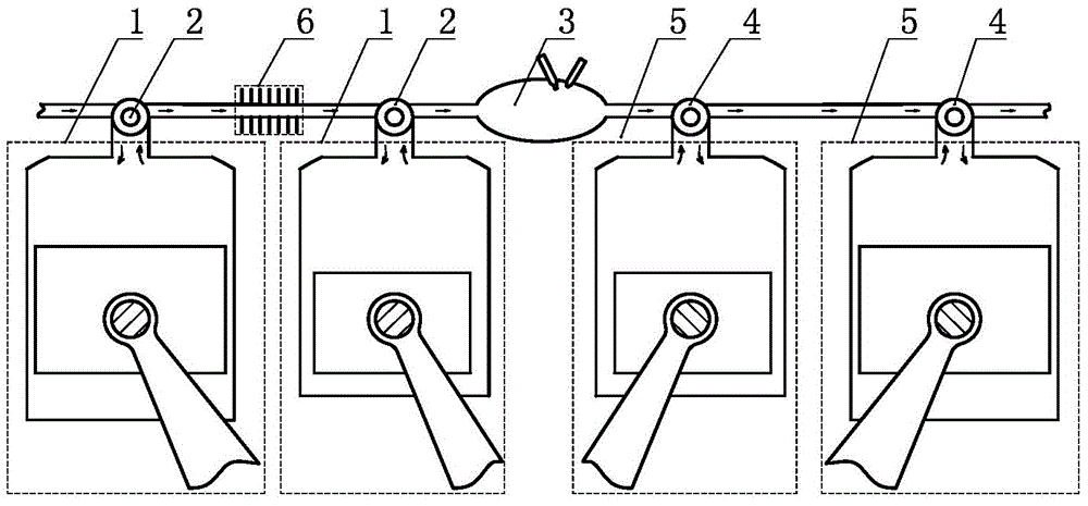 Reciprocating piston mechanism engine