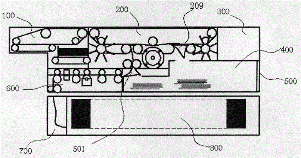 Modular banknote outlet machine