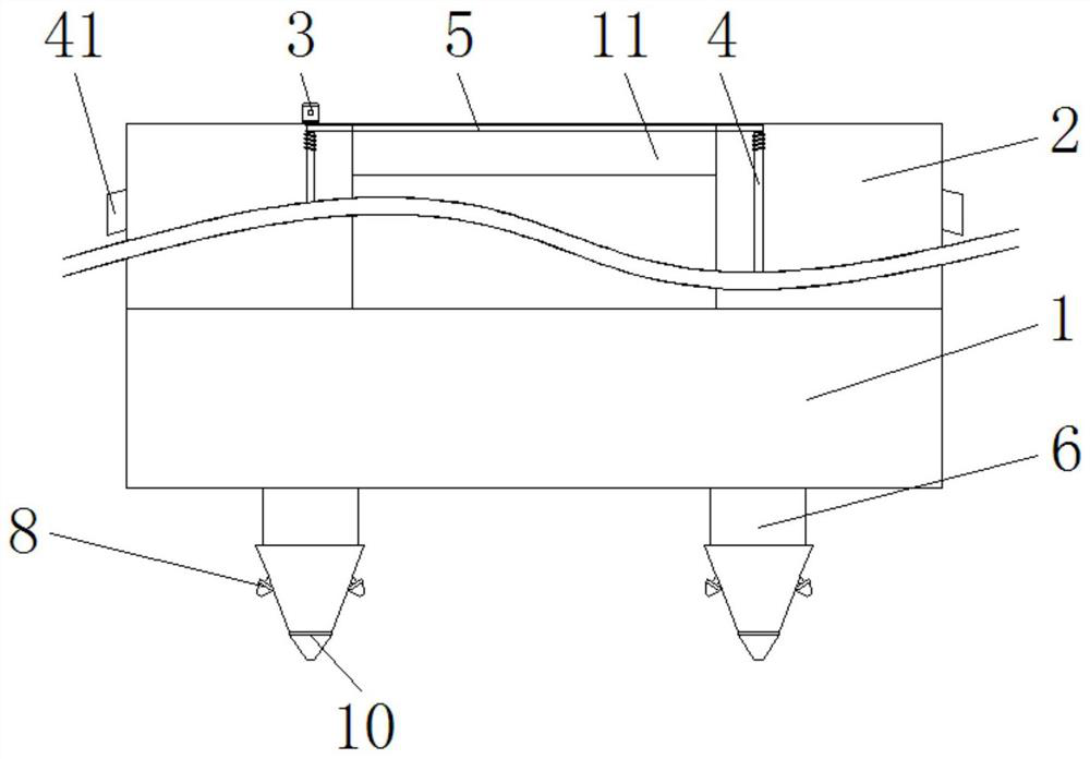 Riverway water flow blocking device capable of preventing sludge accumulation for hydraulic engineering construction