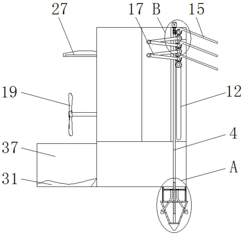 Riverway water flow blocking device capable of preventing sludge accumulation for hydraulic engineering construction