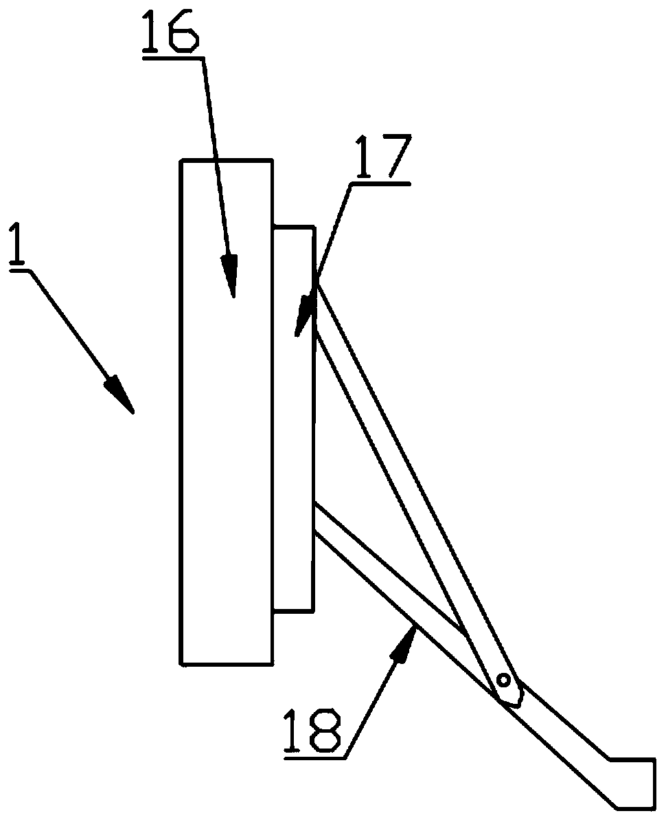 Omnibearing aluminium profile automatic spraying detecting device