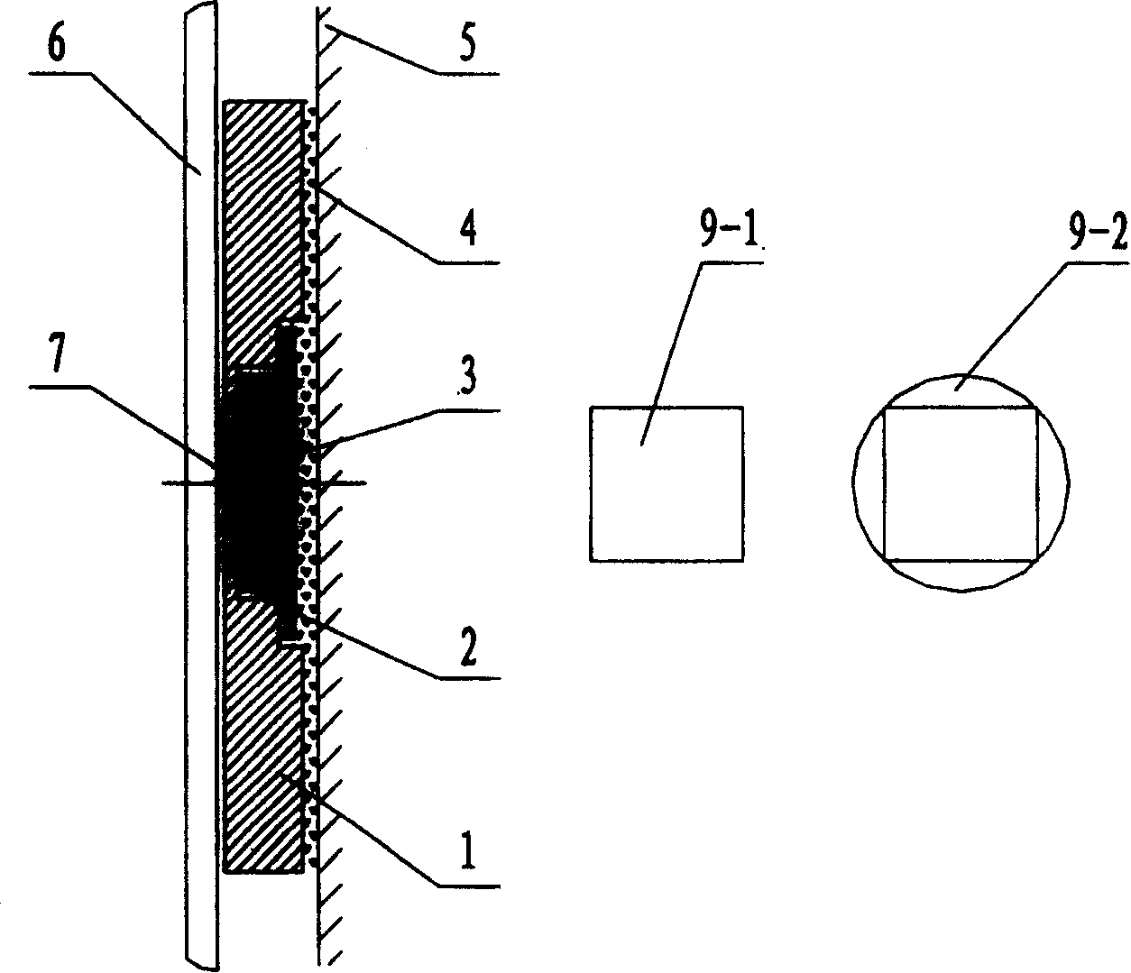 Decorative face bricks with strong magnetism