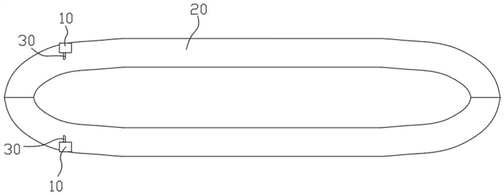 Device for restraining pure stability loss instability movement of ship