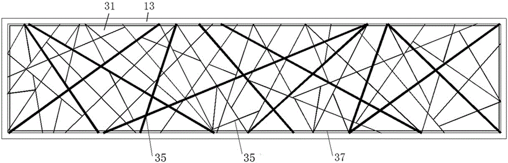 Waterproof structure of glass pool and concrete structure