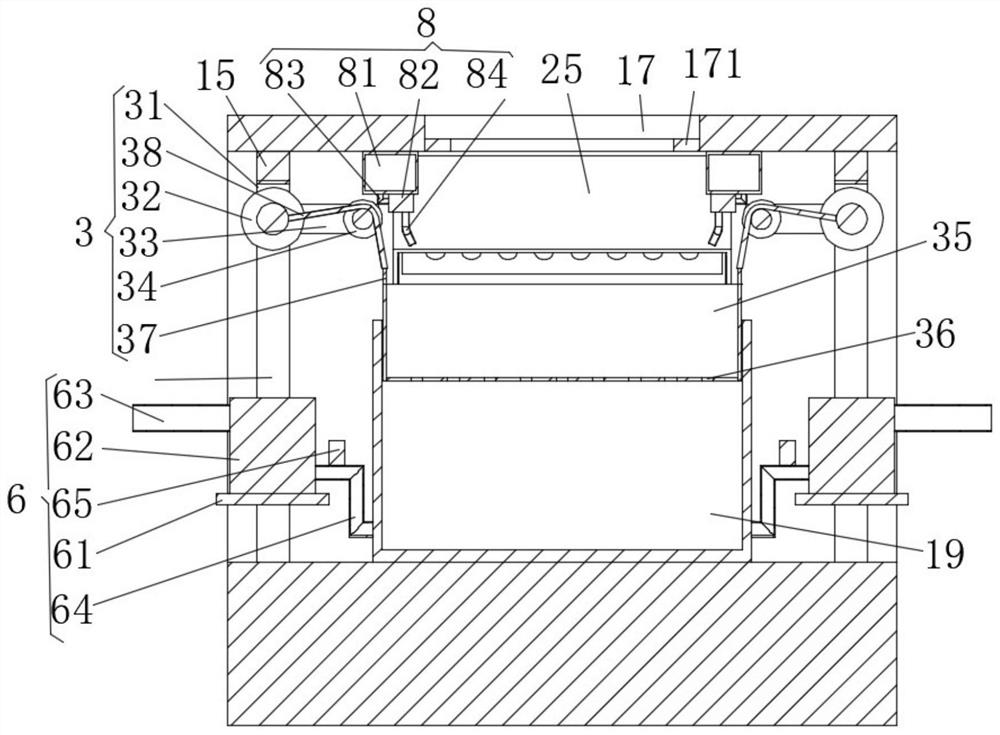 Anti-blocking dredging system for municipal road engineering