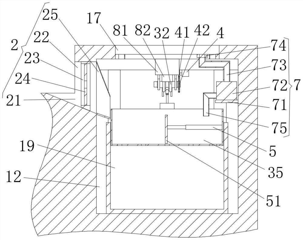 Anti-blocking dredging system for municipal road engineering