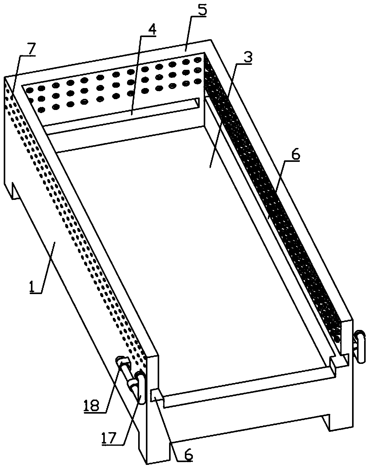 A ground cover ornamental bamboo seedling raising facility and seedling raising method