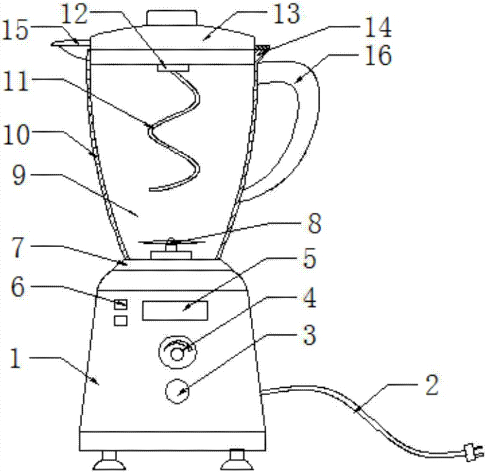 Juicer convenient to clean