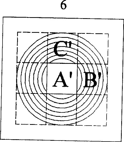 Image interference photoetching method using circular grating and gated optical shutter and its system