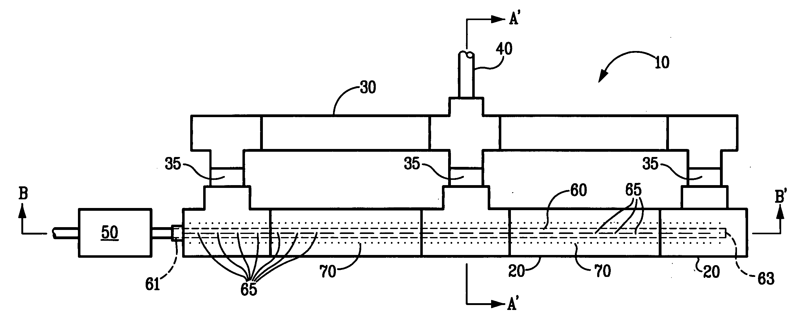 Apparatus and process for surface treatment of substrate using an activated reactive gas