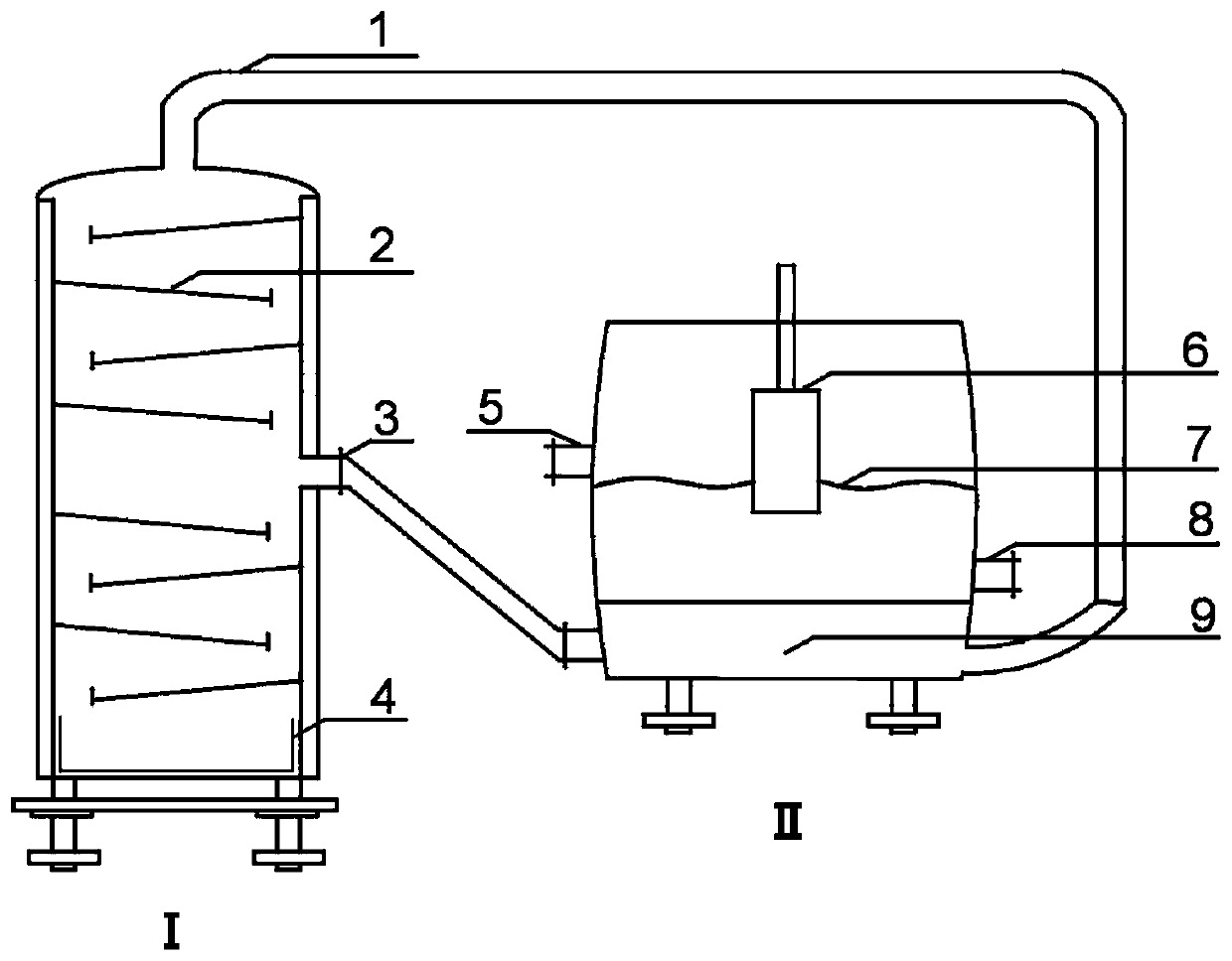 Method and device for continuously preparing high-purity titanium through oxide fusion electrolysis-vacuum rectification