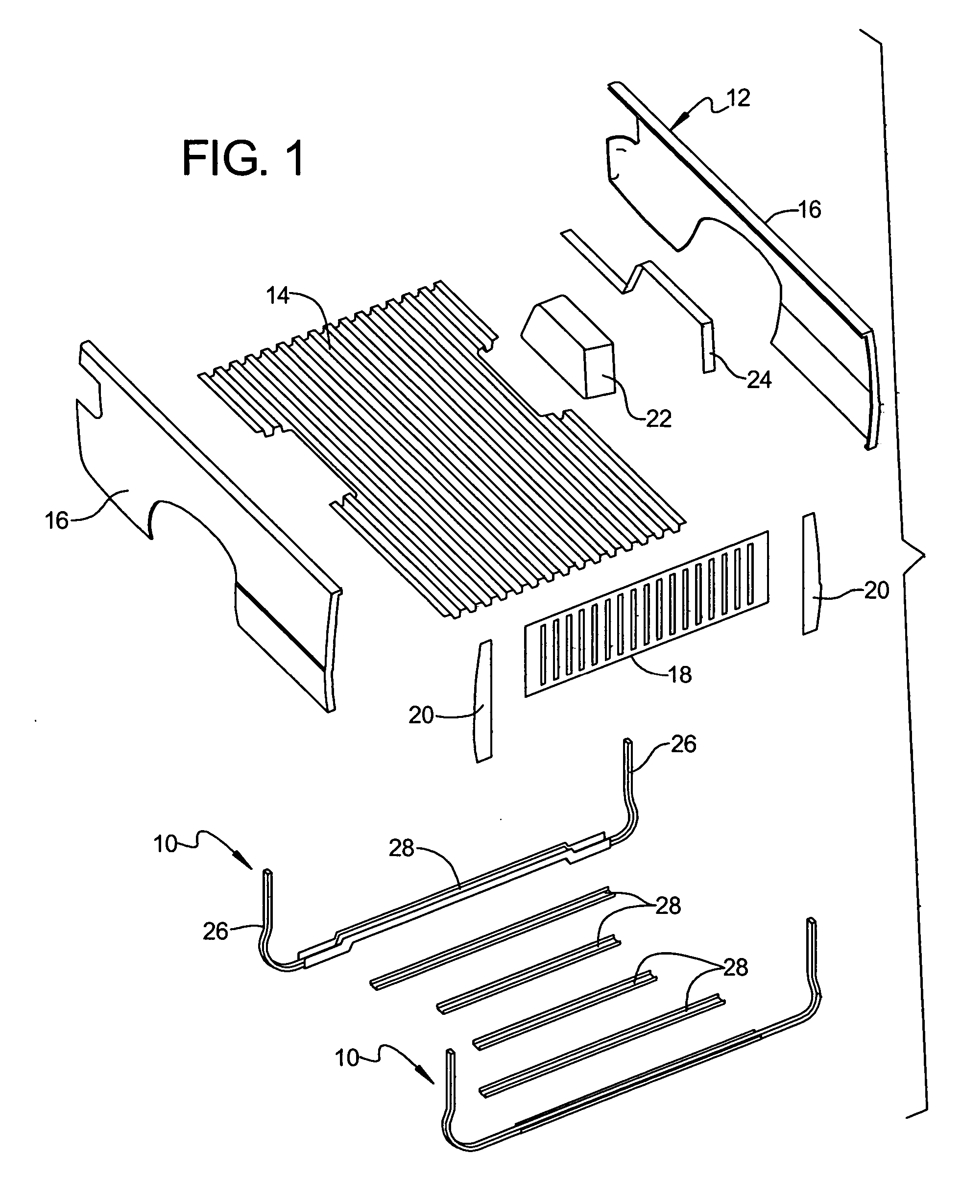 Hydroformed and roll-formed cross sill assembly for vehicles and method of making same