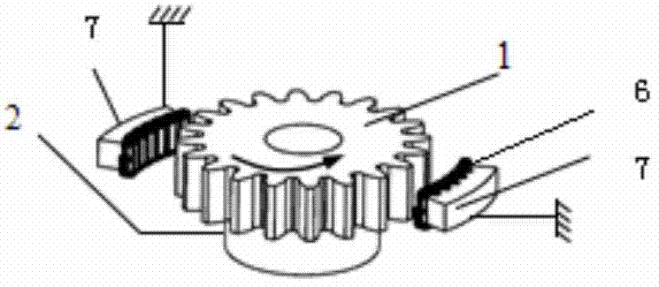 Side-mounted precision angular displacement self-detecting system