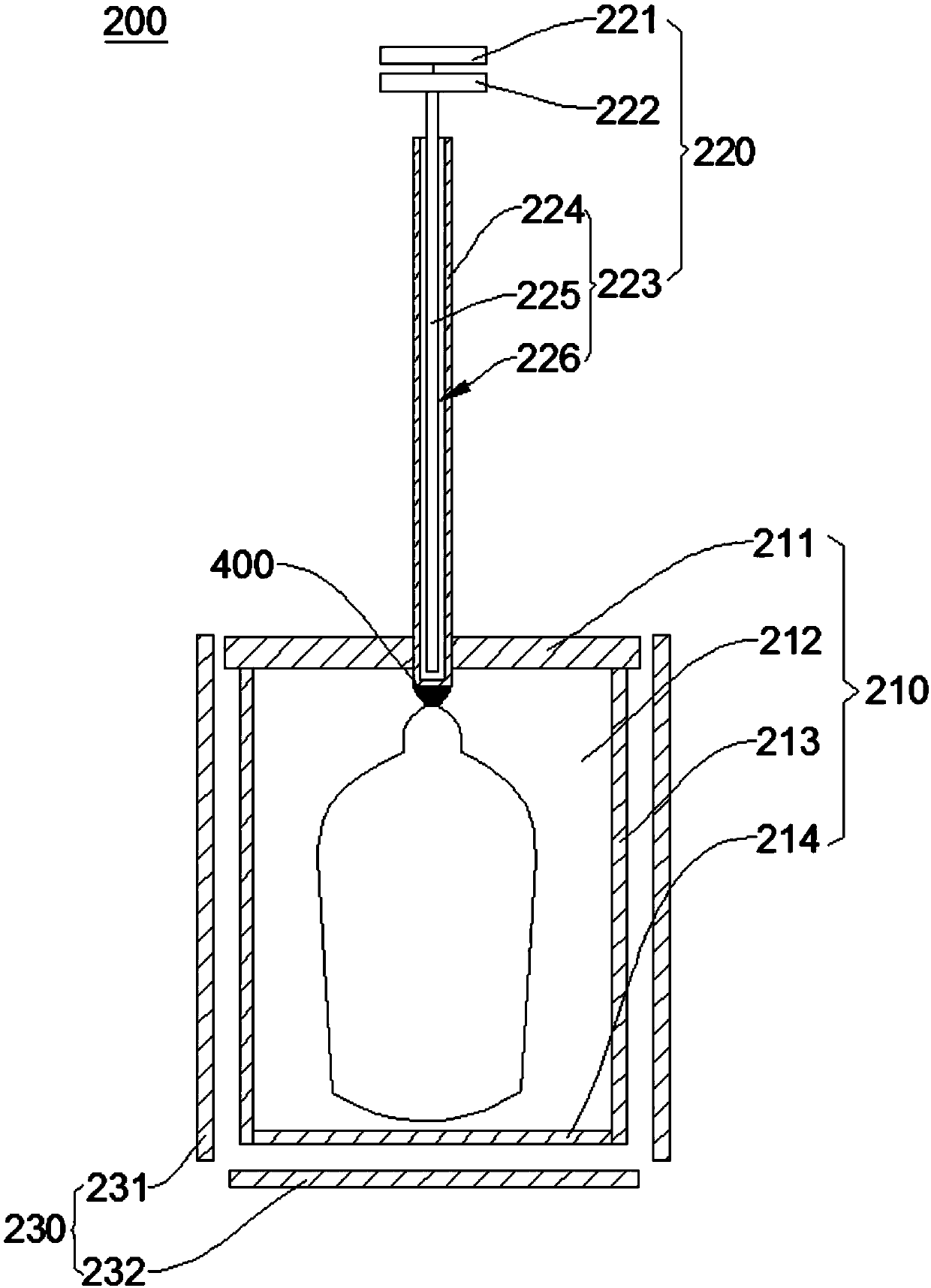 A kind of crystal growth crucible, device and growth method thereof