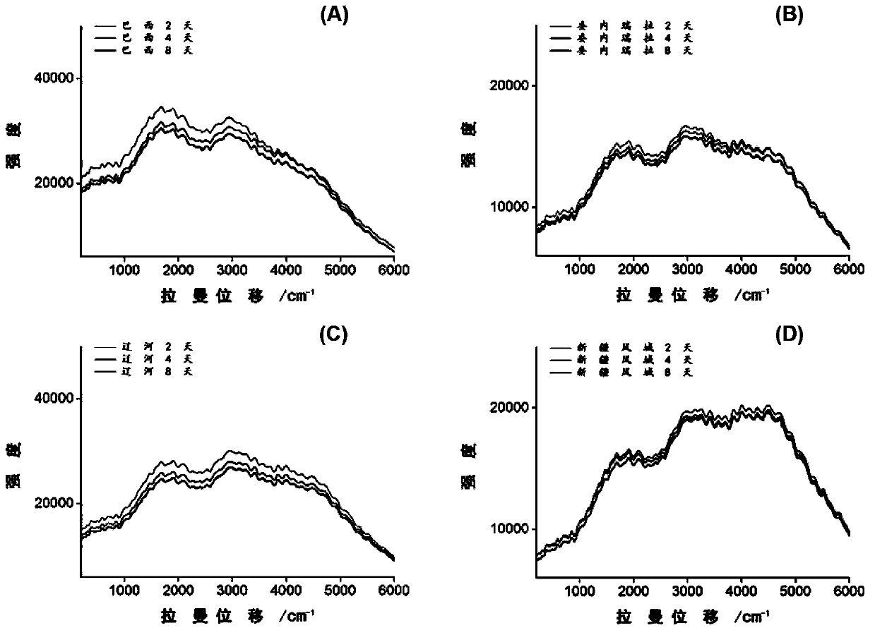 Short-term weathered spilled oil tracing method based on confocal micro Raman spectrum