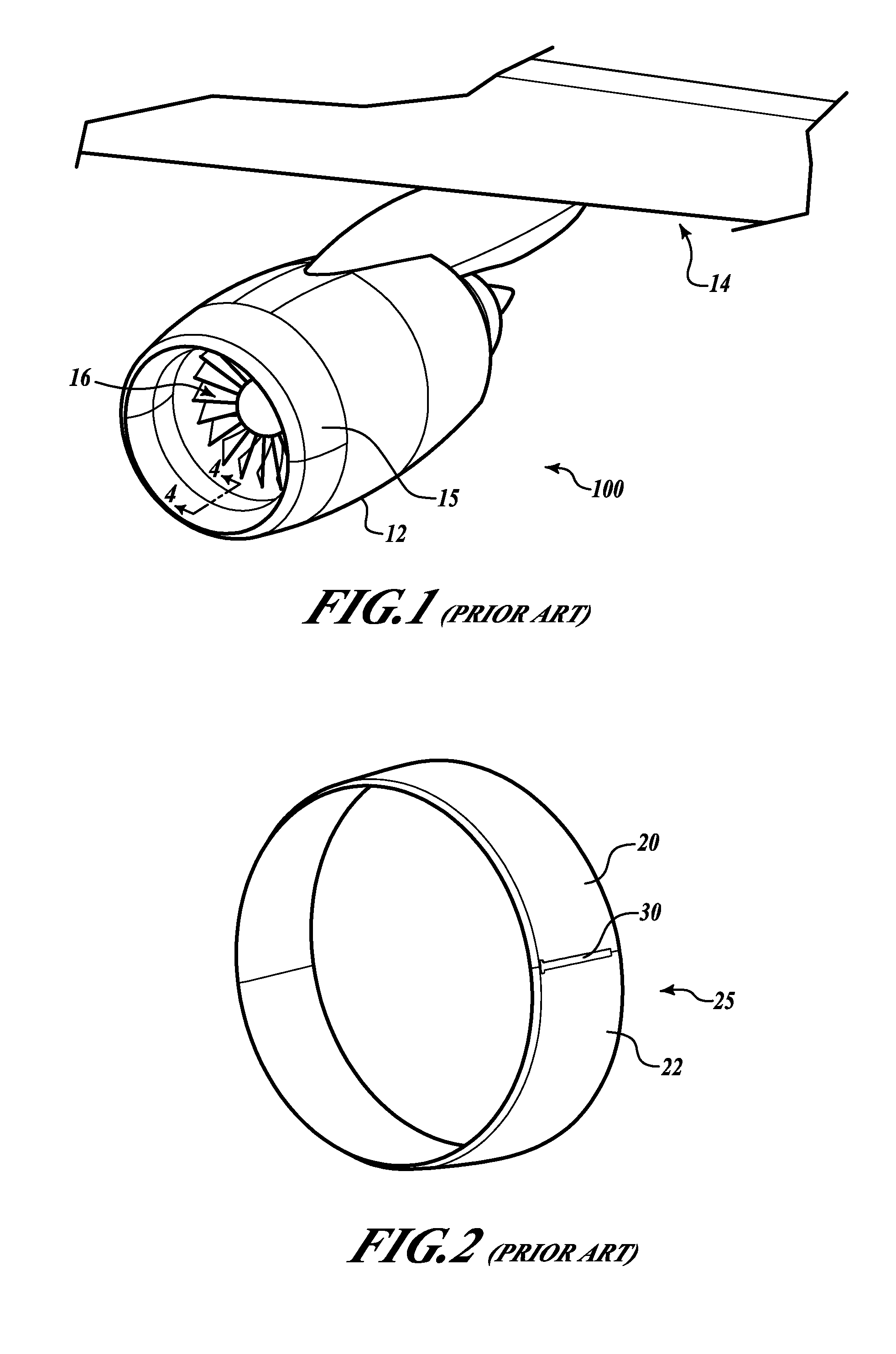 Monolithic acoustically-treated engine nacelle inlet panels