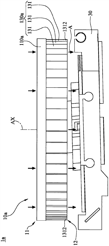 Fan module and heat dissipating system equipped with same