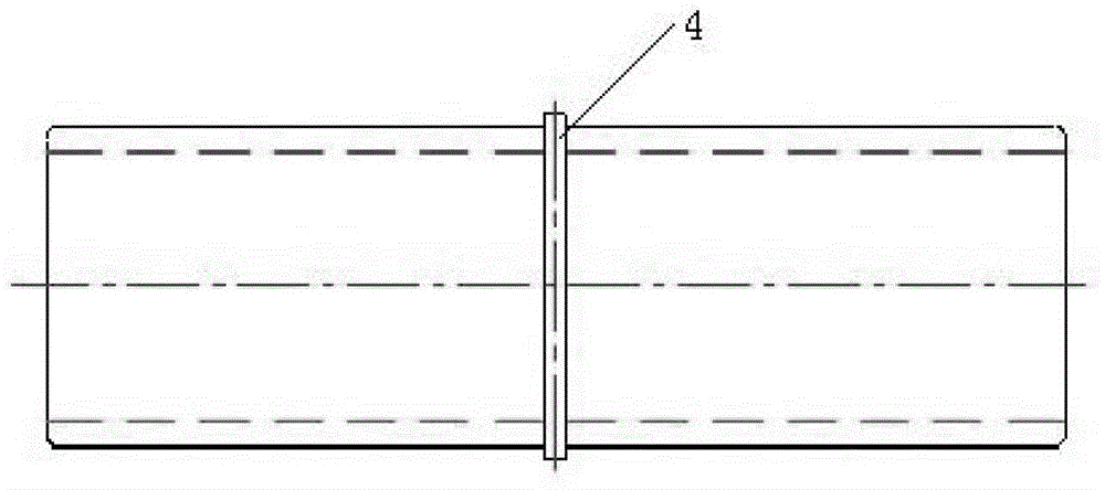 Aluminum pipe joint of anti-slipping aluminum pipe jumper wire