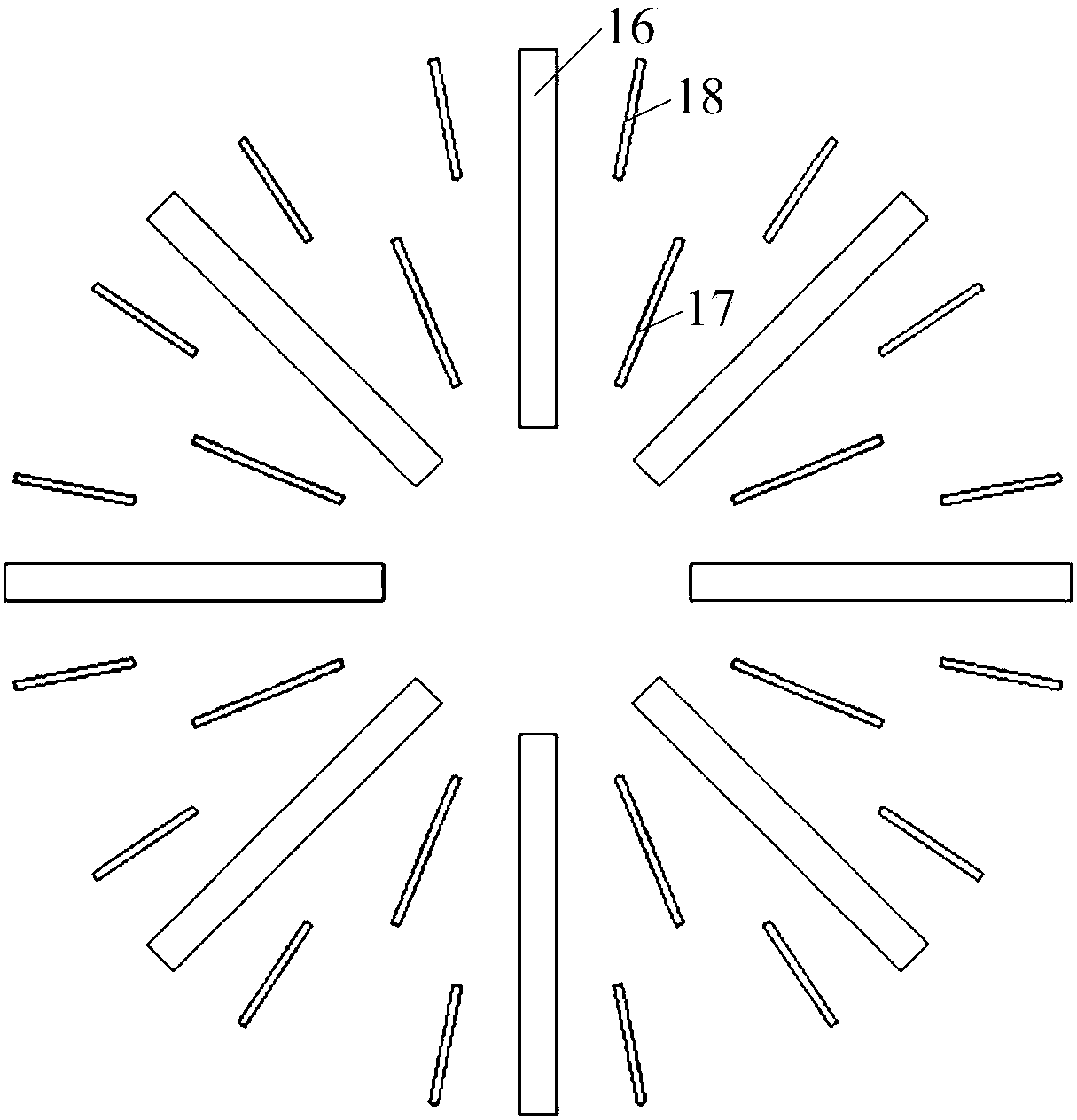 Forced pressure-in-draw-out type turbogenerator ventilation cooling system with multi-wind path interleaving