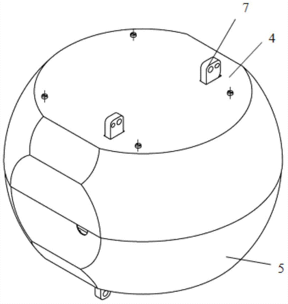 Magnetic shielding device for biaxial-rotation fibre-optic inertial navigation system