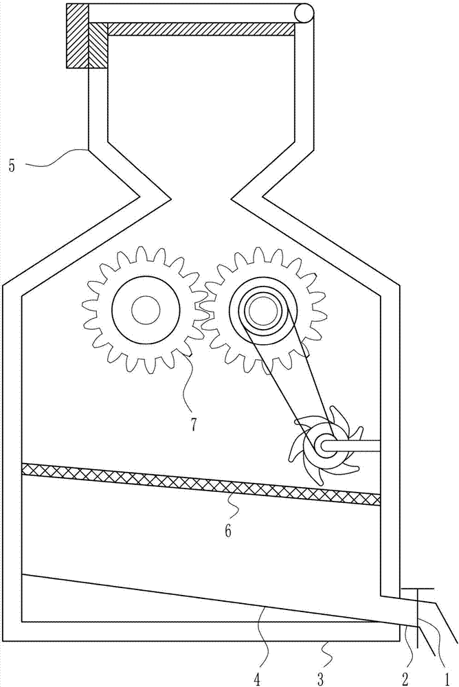 Tea staged breaking device