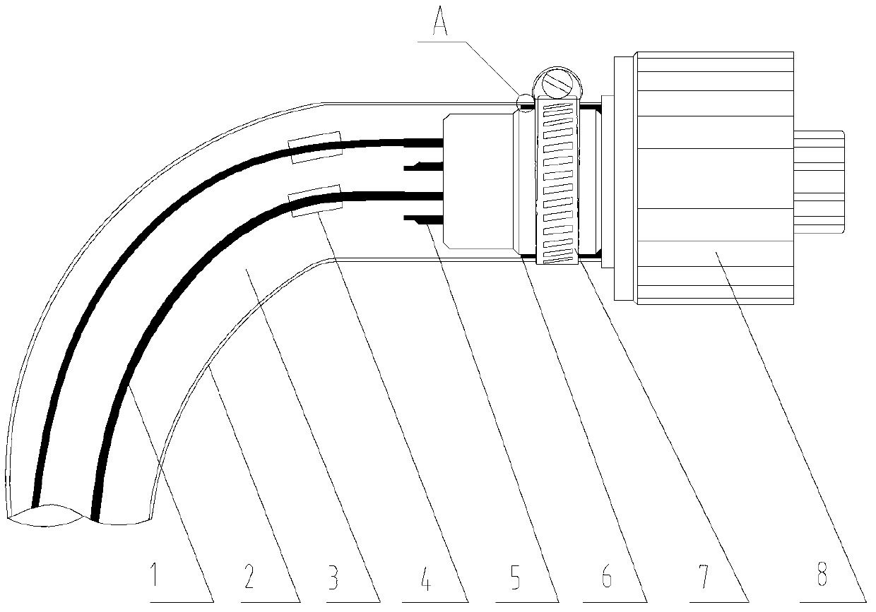 Underwater oil-filled cable and manufacturing method thereof