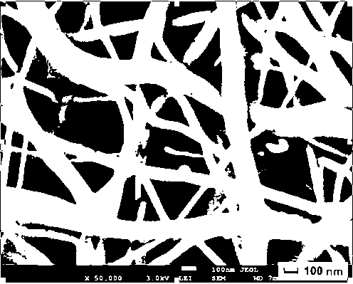 Glass carbon nanometer fiber preparation method