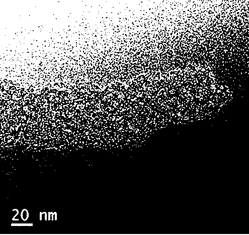 Glass carbon nanometer fiber preparation method